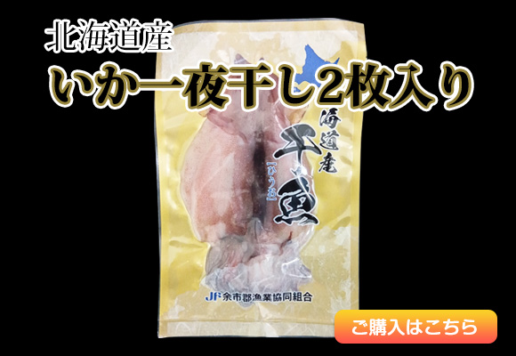 北海道産いか一夜干し2枚入り